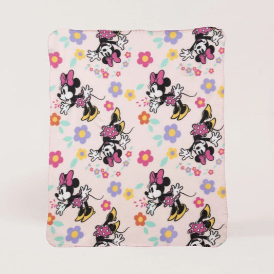 Manta Polar 115x130 cm Disney Minnie Flores