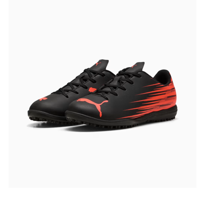 ZAPATILLAS BABY FUTBOL DE NIÑO  COLOR NEGRO NARANJA
