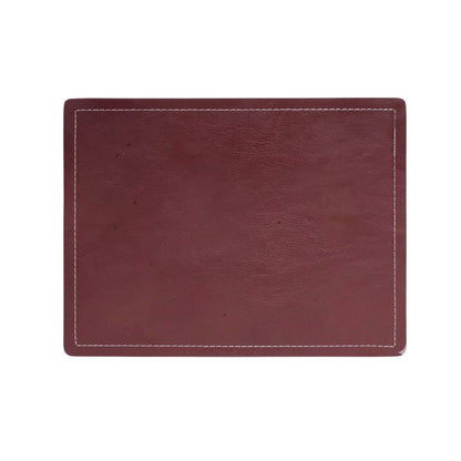 Set de 5 Individuales Clasic color burdeo 30x40cm