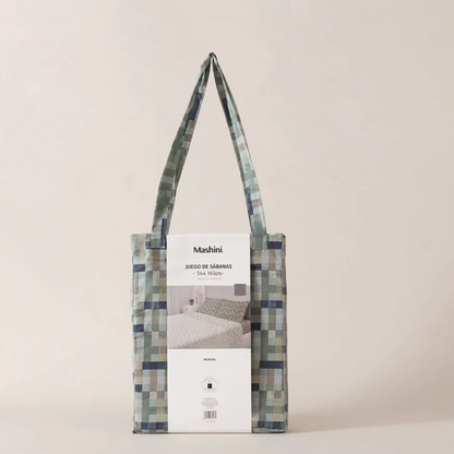 Sábana 2 Plazas 144 Hilos Estampado Llaima Mashini
