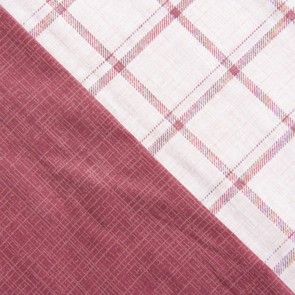 Sábana 2 Plazas 144 Hilos Estampado Tartán Mashini