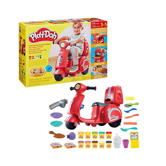Moto Play-doh Juguete de Montar Scooter Repartidora De Pizzas