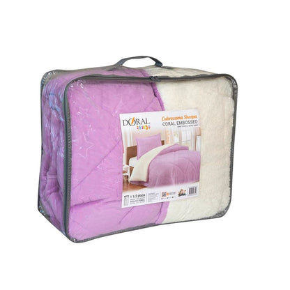 CUBRECAMA DORAL SHERPA EMBOSSED KIDS 1.5 PLAZAS