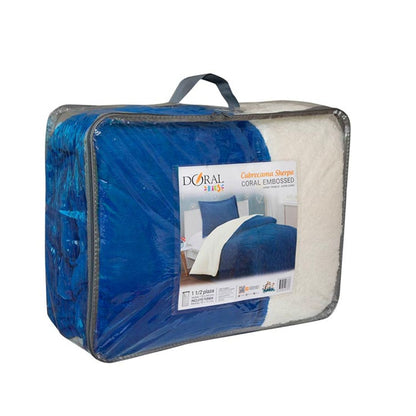 CUBRECAMA DORAL SHERPA EMBOSSED KIDS 1.5 PLAZAS