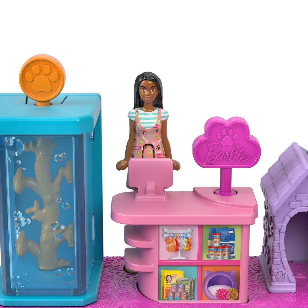 BARBIE MINI BARBIELAND – SET DE JUEGOS (PACK DE 8 UNIDADES)