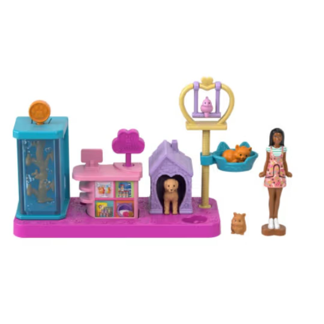 BARBIE MINI BARBIELAND – SET DE JUEGOS (PACK DE 8 UNIDADES)