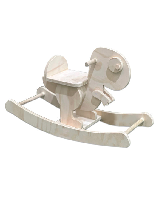 Mecedora de Madera para Niños con Forma de Dinosaurio