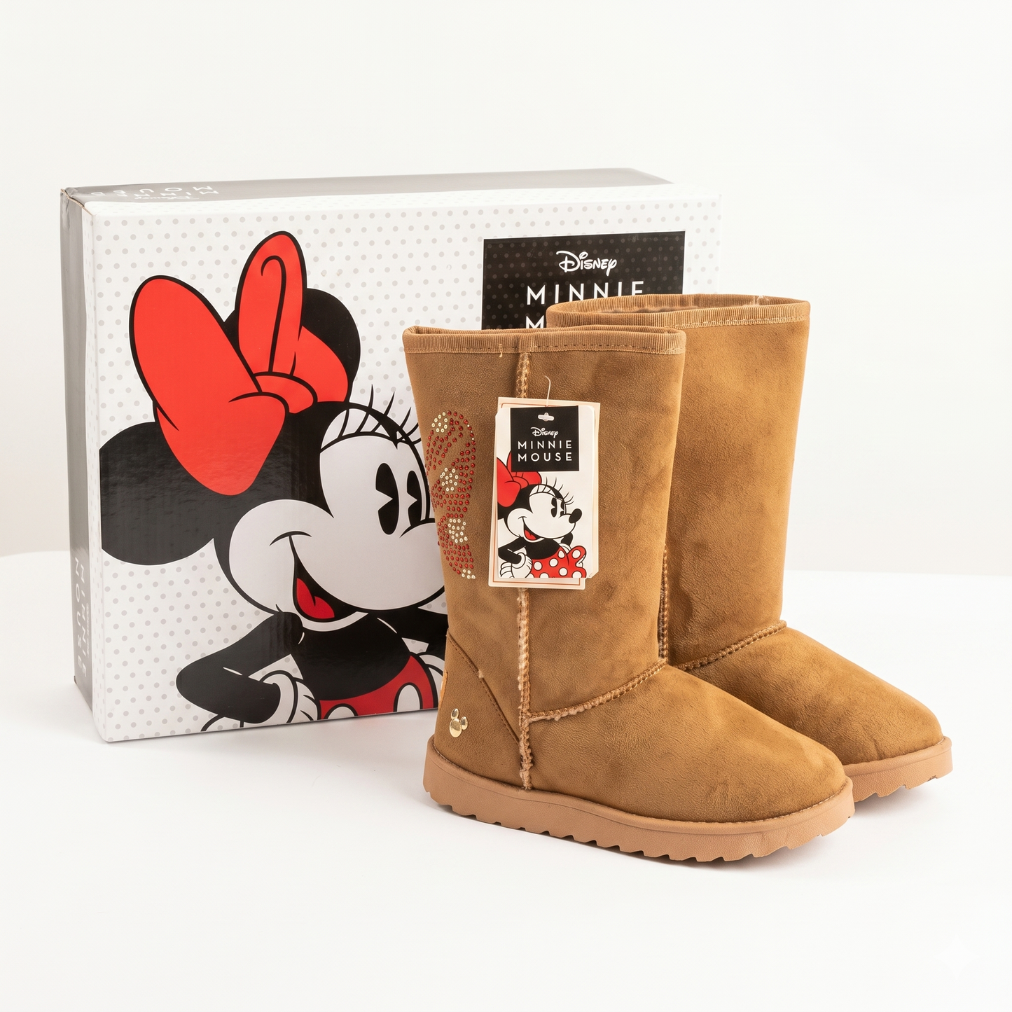 Botas Disney Minnie Mujer Marron