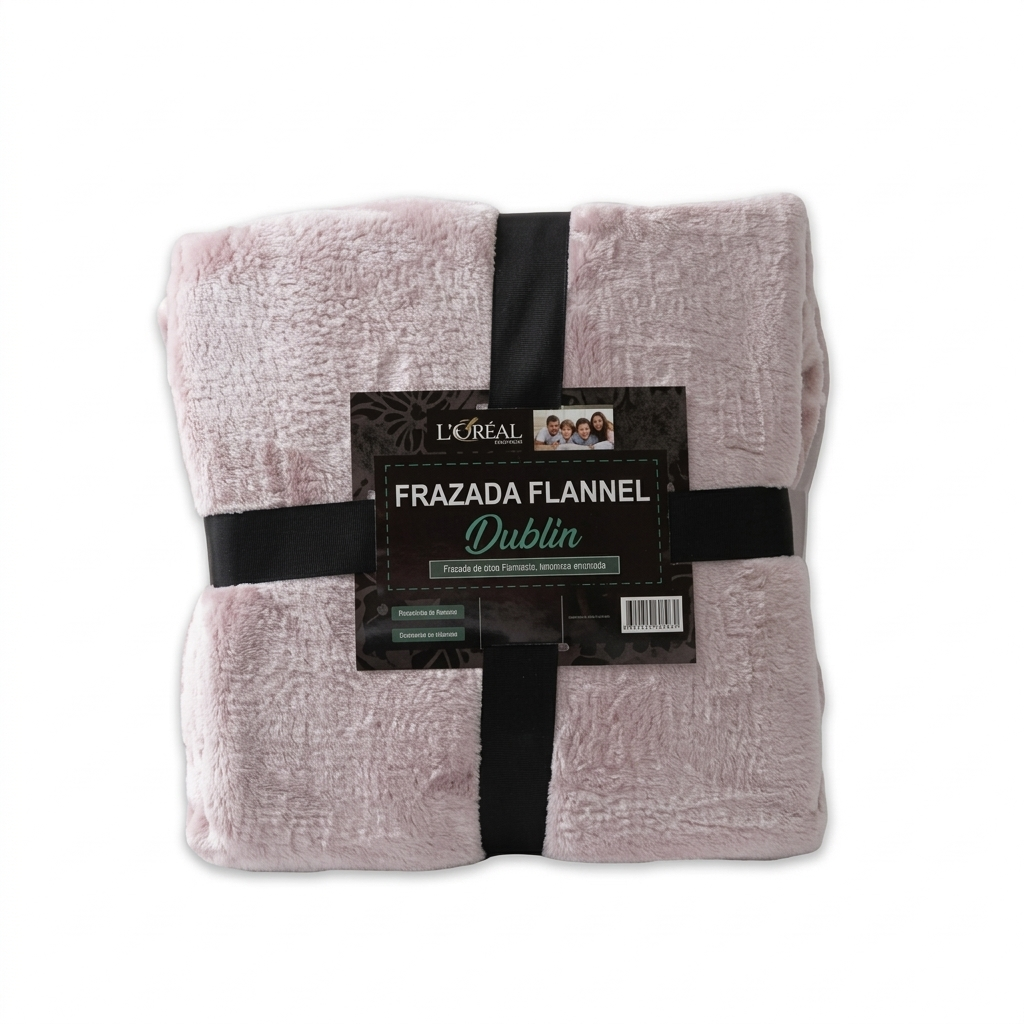 PACK DE 10 Frazada Térmica Doral Línea Dublin 1.5 Plazas COLORES SURTIDOS