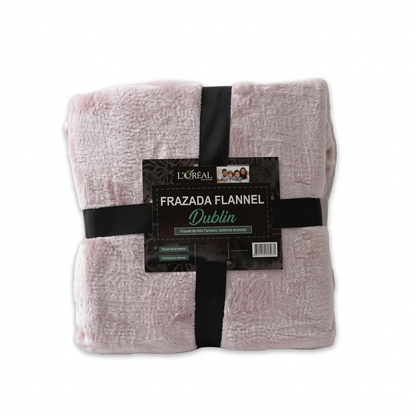 PACK DE 10 Frazada Térmica Doral Línea Dublin 1.5 Plazas COLORES SURTIDOS