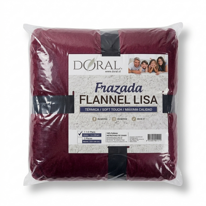 PACK DE 4 Frazadas Térmica Doral 1.5 Plazas COLORES SURTIDOS