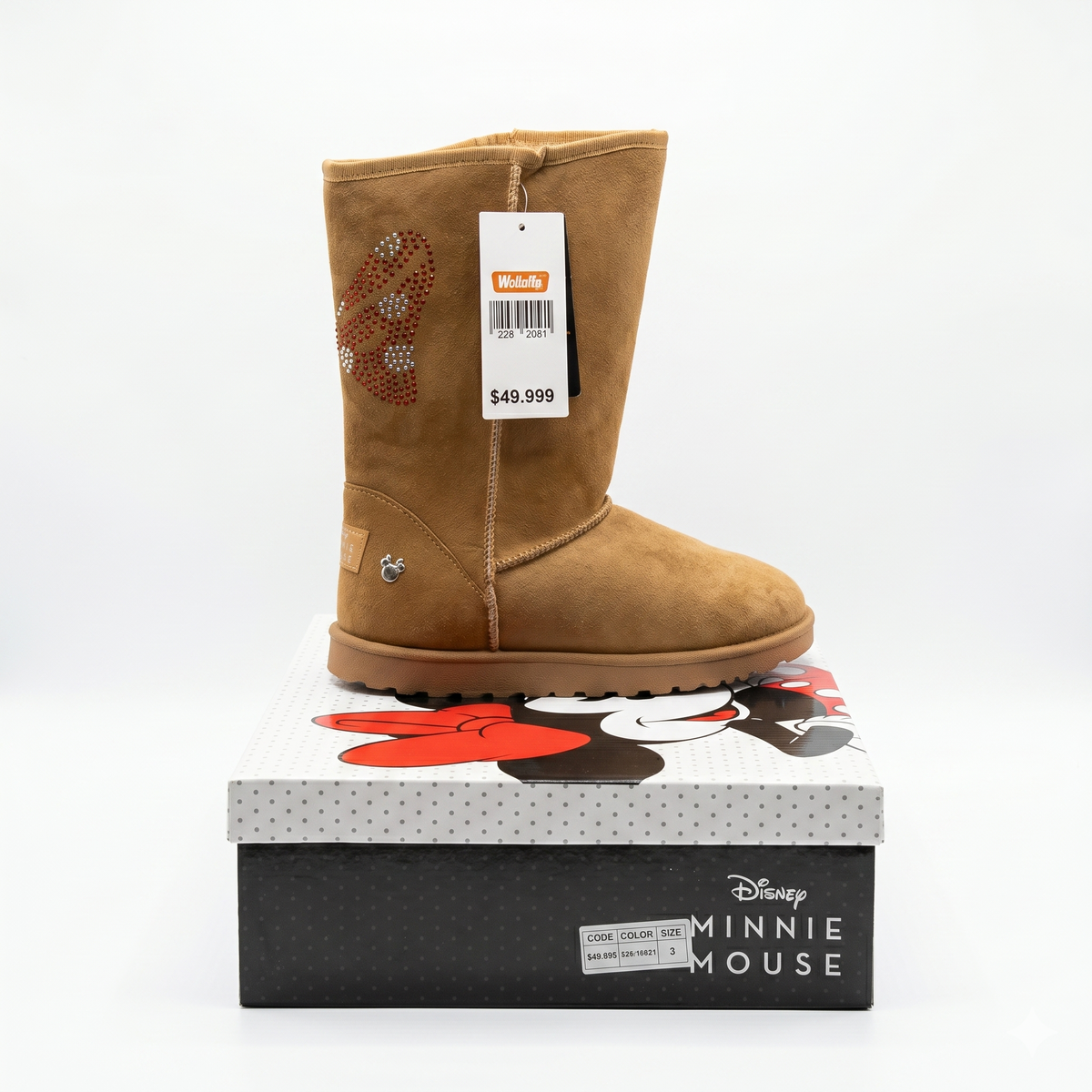 Botas Disney Minnie Mujer Marron - 36