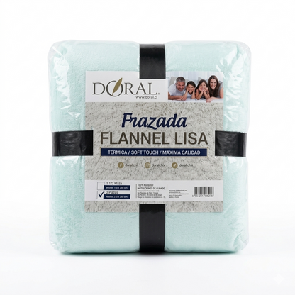 PACK DE 4 Frazadas Térmica Doral 1.5 Plazas COLORES SURTIDOS