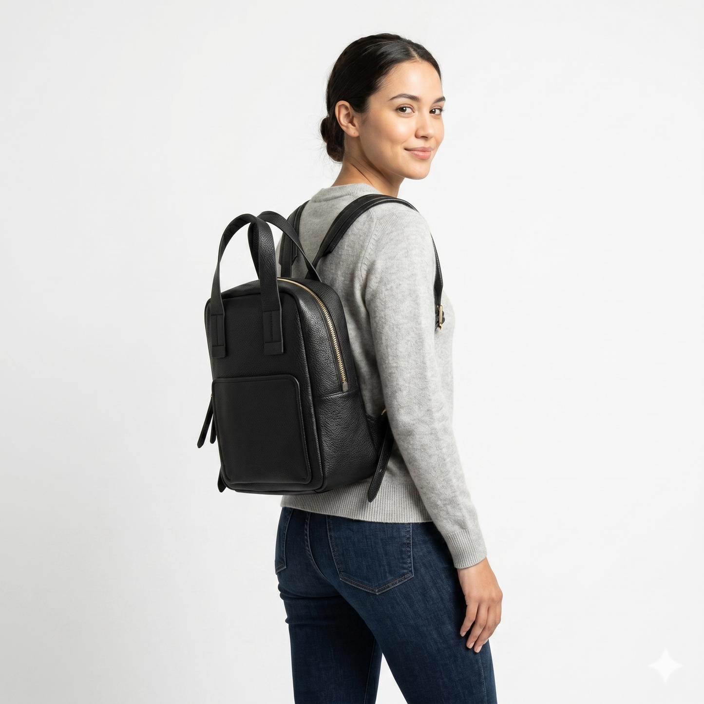 MOCHILA DOBLE ASA NEGRO