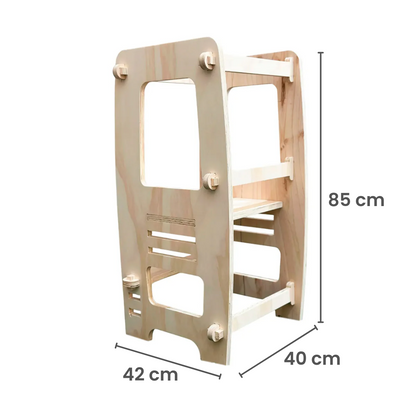 Torre de Aprendizaje Montessori de Madera para Niños