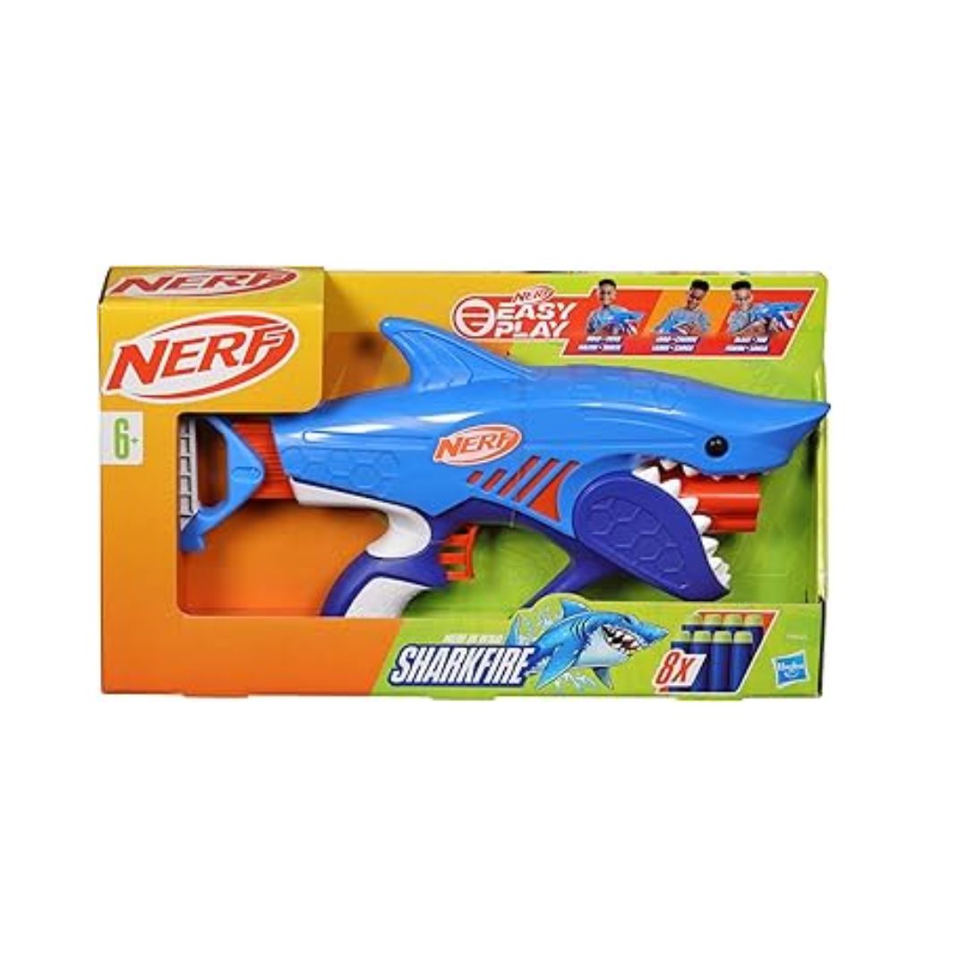 NERF JUNIOR LANZADOR WILD SHARKFIRE