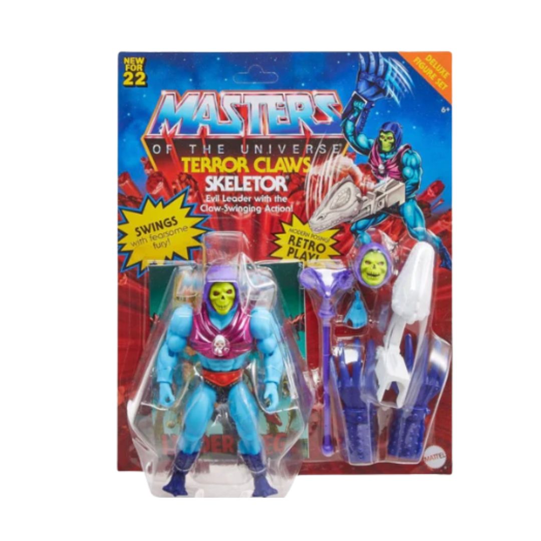 Figura de acción de Skeletor de Masters of the Universe Terror Claws