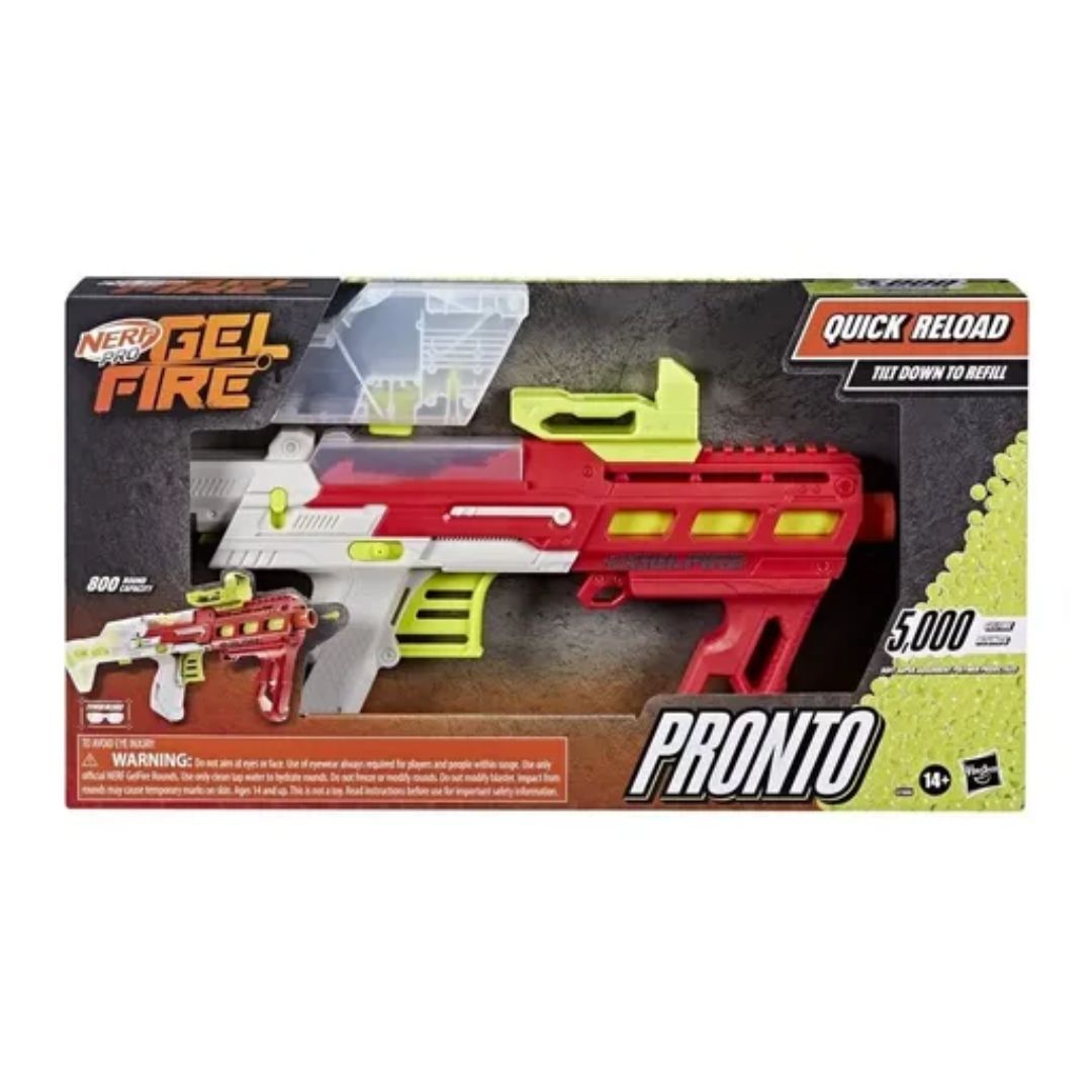Lanzador Nerf Pro Gelfire Pronto Con 5000 Recargas