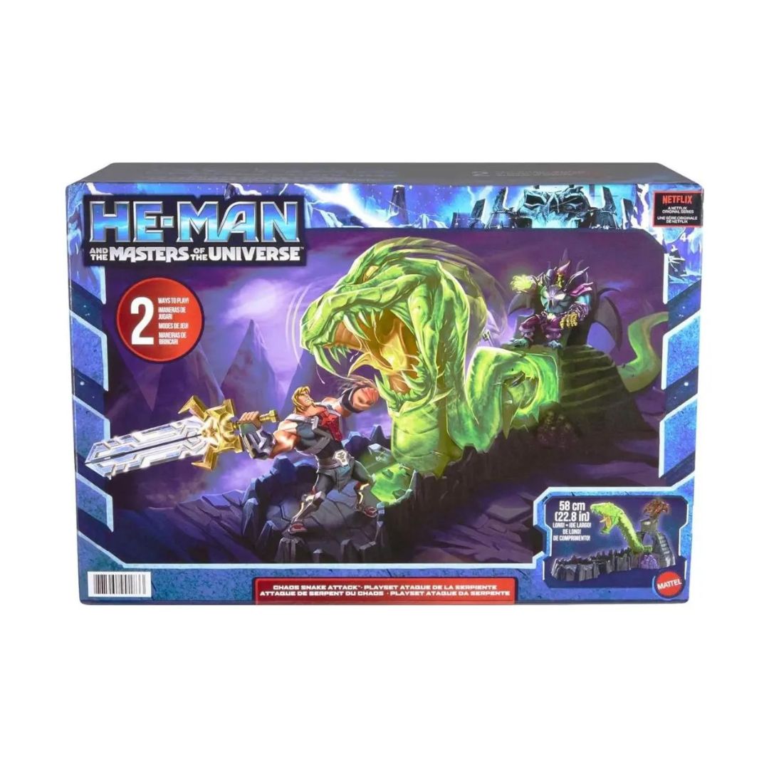 He Man Ataque De La Serpiente Figura De Accion Mattel