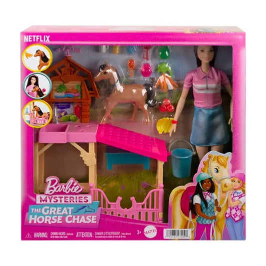 Barbie Ponny Pequeño Establo Y Mas De 10 Accesorios Mattel
