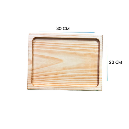Pack de 50 Tablas para Picoteo Pino 30x22