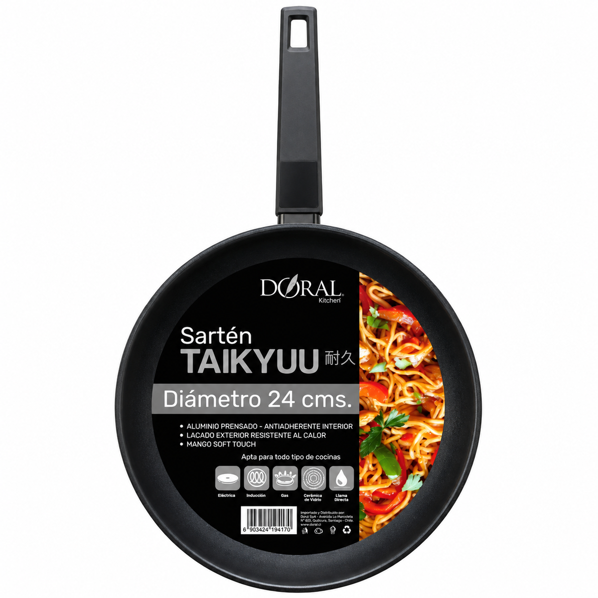 Sartén Antiadherente Doral Taikyuu 24 cm