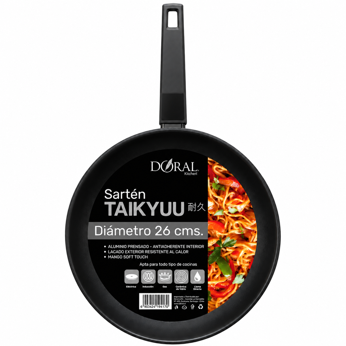 Sartén Antiadherente Doral Taikyuu 26 cm