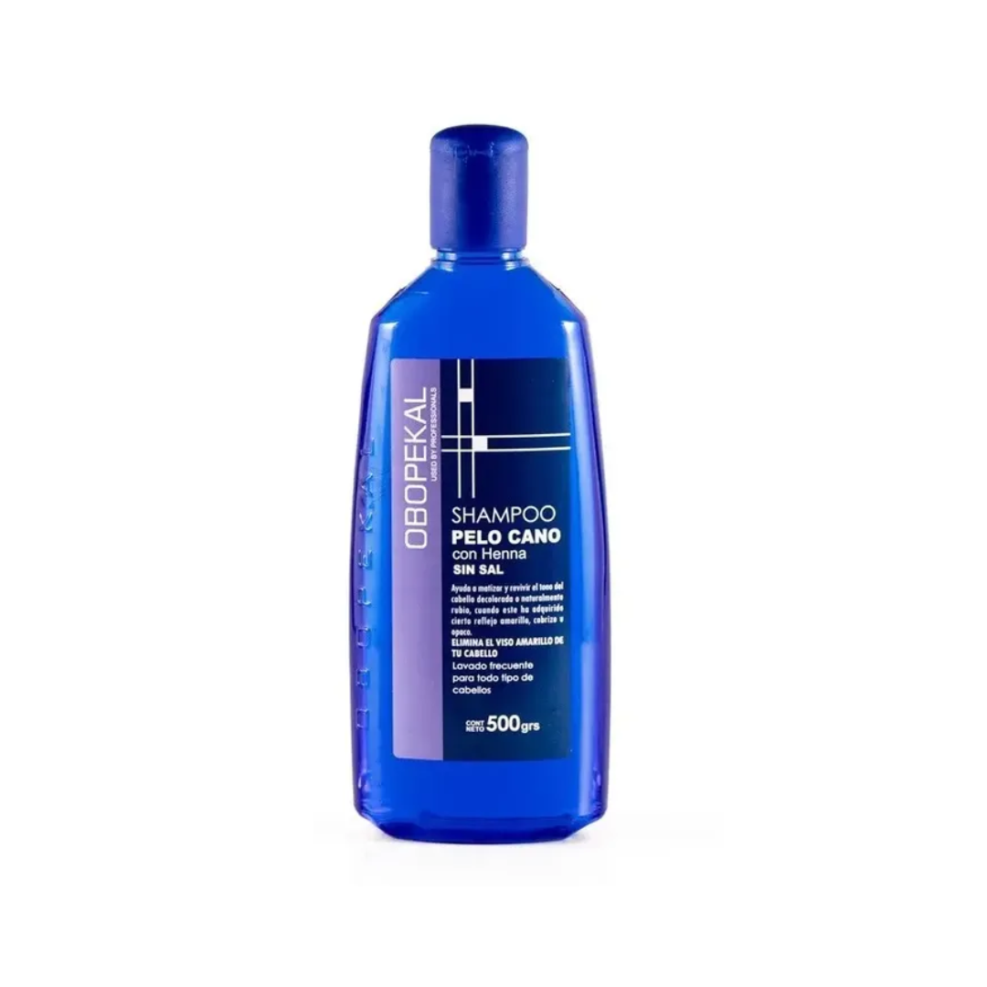 Obopekal  Shampoo Azul Sin Sal 500grs