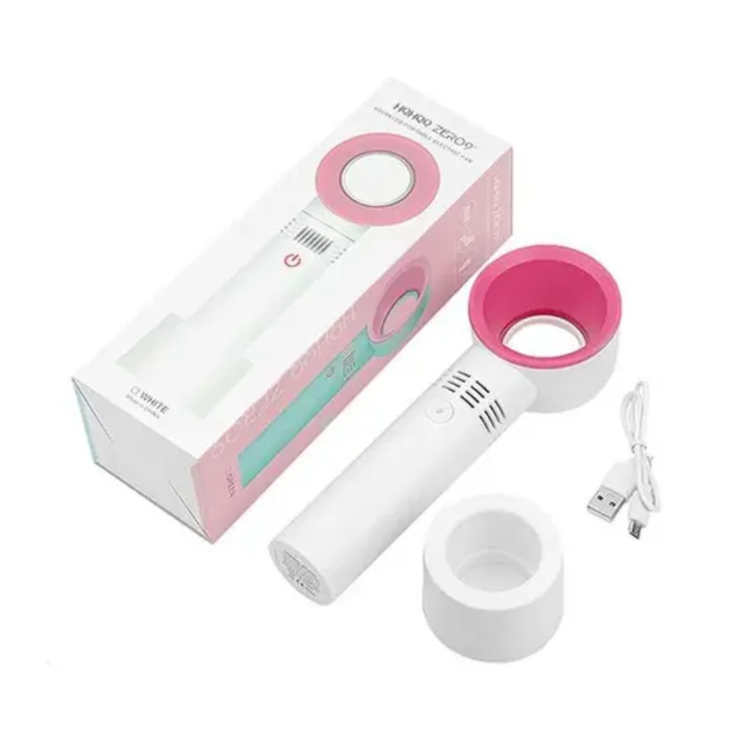 Mini Ventilador Recargable Usb Zero Secador De Maquillaje