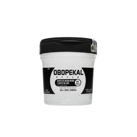 Obopekal Style Gel Fijador con Aceite de Ricino y Lino
