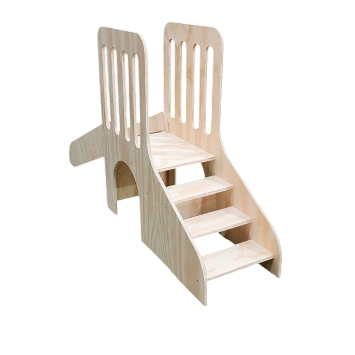 Módulo de Juego de Madera para Niños con Resbalín