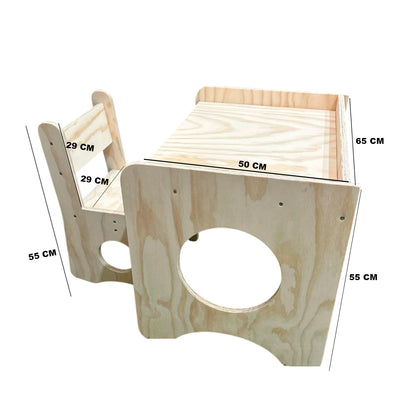 Mega Pack Montessori 3: Torre + Escritorio + Circuito + Organizadores