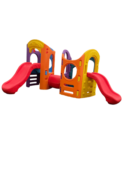 Túnel y Tobogán para Niños Multicolor 150x118x60