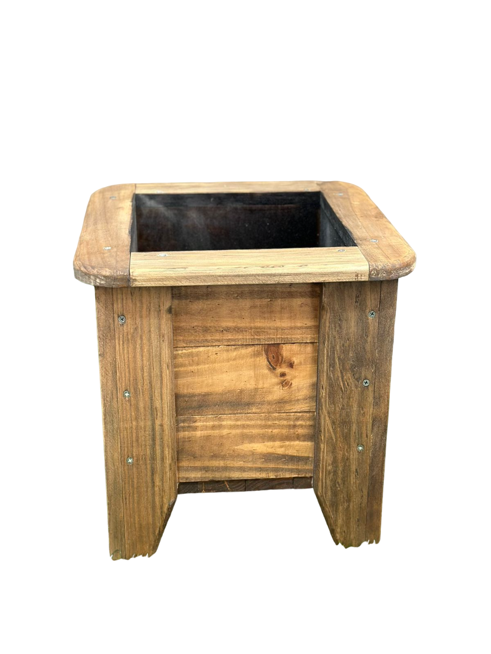 Macetero de Madera Color Roble 66x66x48