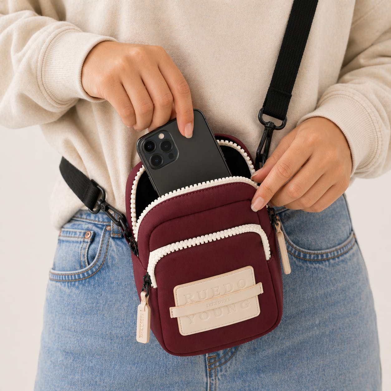 Bandolera Isadora Minimal - Estilo Shoulder Bag y Textura Soft