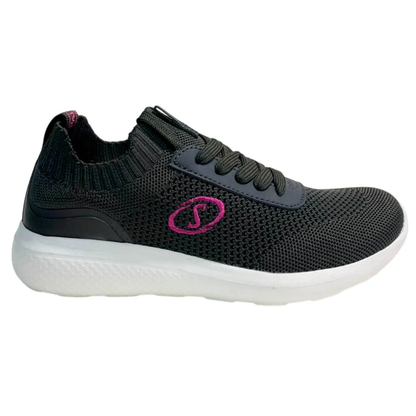 Zapatilla Mujer Spalding Fitness Gris Oscuro