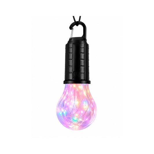 Foco Solar LED Colgante Multicolor Recargable
