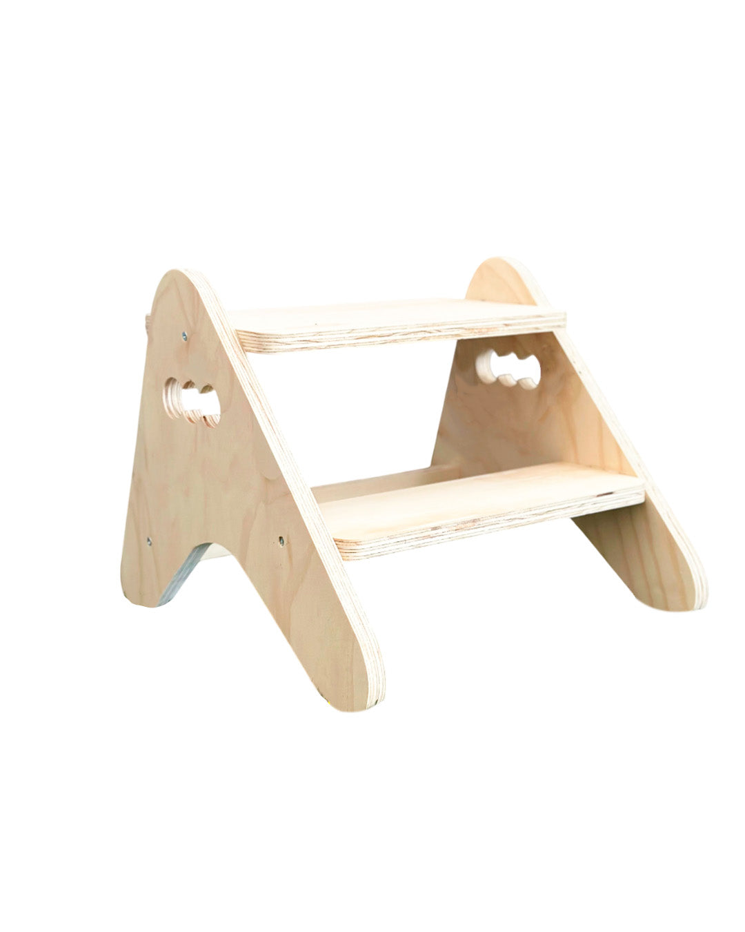 Escalera 2 en 1 Montessori de Madera para Niños (Escalón + Banquito)