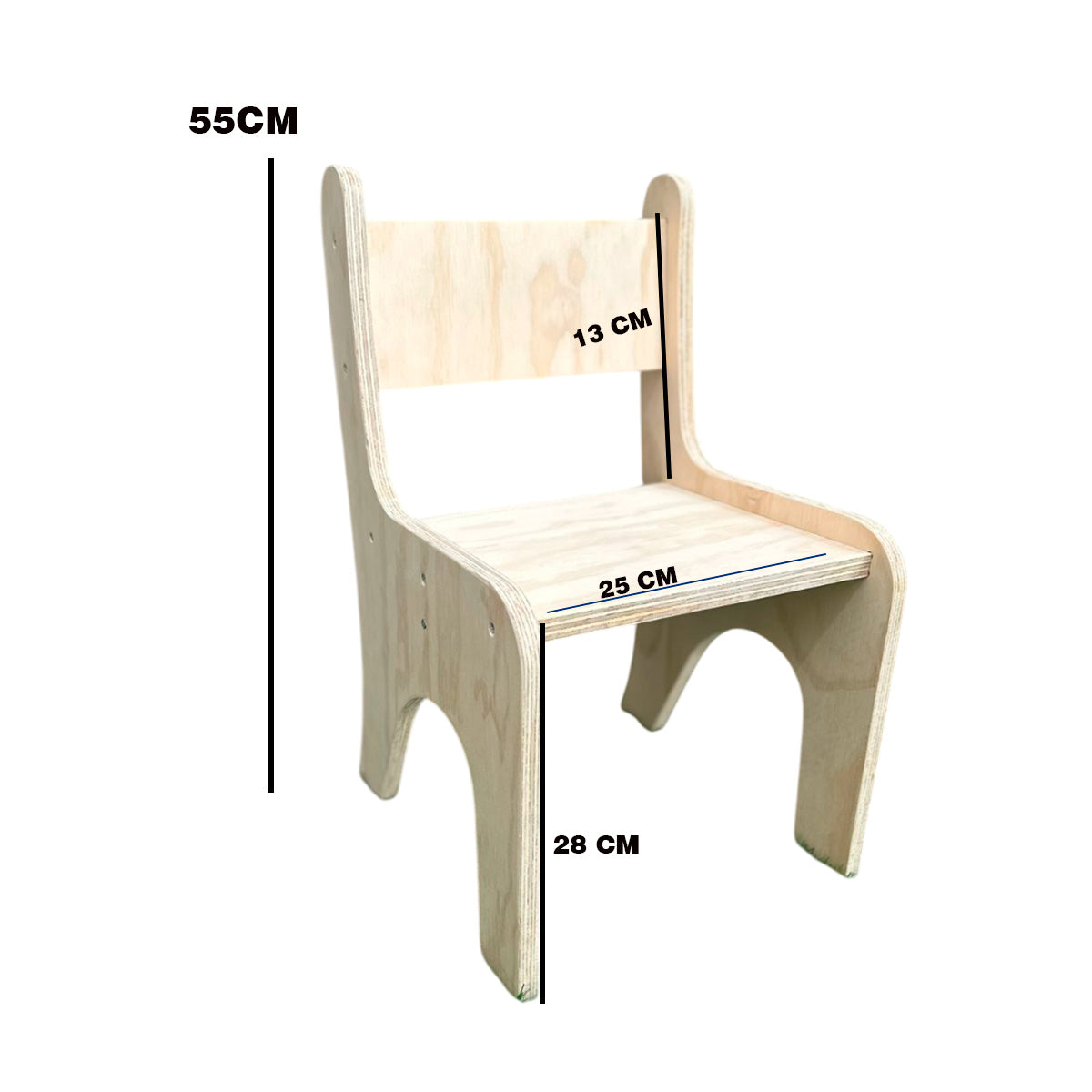Silla de Madera para Niños – Ideal para Jardín