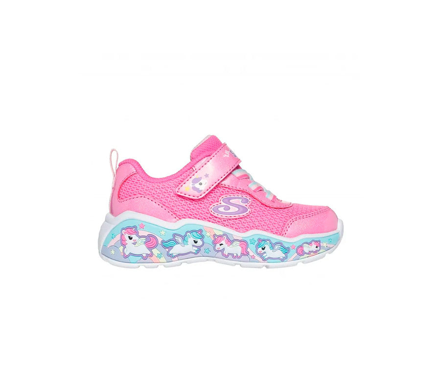 Zapatilla Niña Play Scene Fun Squad Rosado MT Skechers